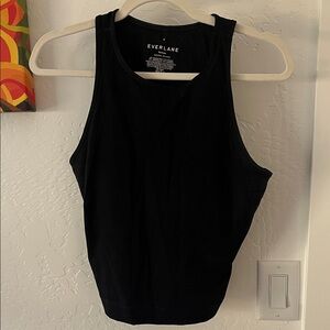 Everlane Classic Black Tank Top